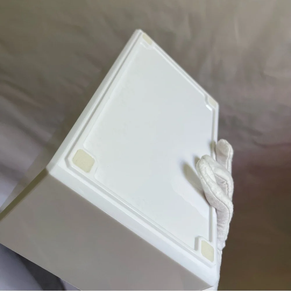 White Acrylic Multi-Drawer Cosmetic Organizer